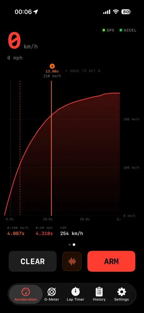 RaceTimer screenshot 2